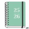 Diary DOHE GRAMMAR Green A6 120 x 170 mm 2025-2026 (20 Units)