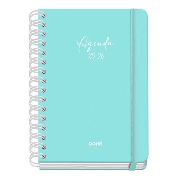 Diary DOHE SERENITY WIRE´O Green A5 150 x 210 mm 2025-2026 (20 Units)