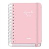 Diary DOHE SERENITY WIRE´O Pink A6 120 x 170 mm 2025-2026 (20 Units)