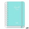 Diary DOHE SERENITY WIRE´O Green A6 120 x 170 mm 2025-2026 (20 Units)