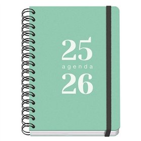 Diary DOHE GRAMMAR Green A5 150 x 210 mm 2025-2026 (20 Units)