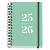 Diary DOHE GRAMMAR Green A5 150 x 210 mm 2025-2026 (20 Units)