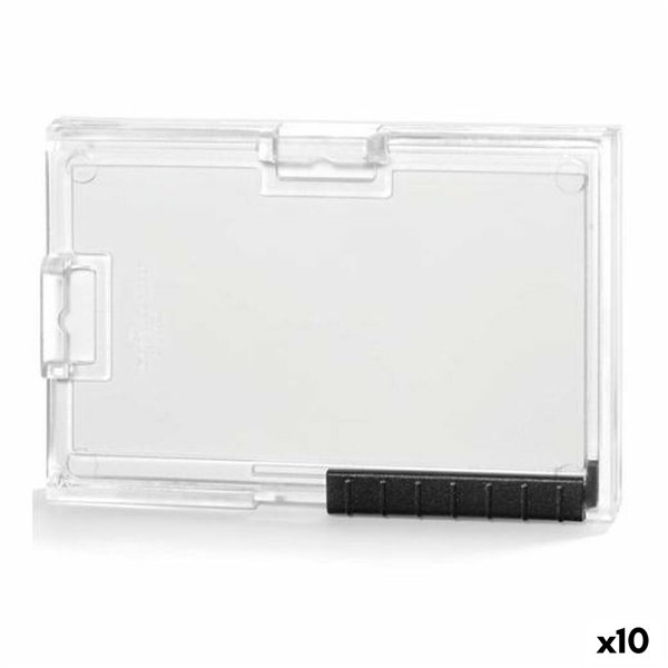 ID card holder Durable PUSHBOX DUO Transparent Plastic 5,4 x 8,7 cm (10 Units)