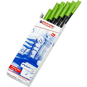 Marker pen/felt-tip pen Edding Light Green (10 Units)