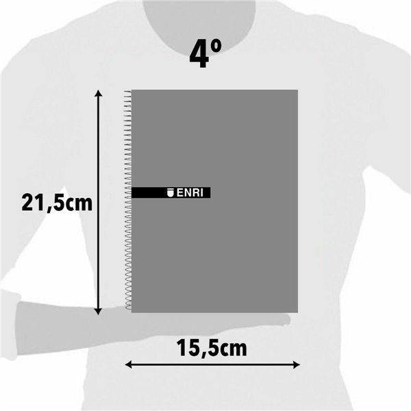 Book of Rings ENRI Quarto 80 Sheets (10 Units)