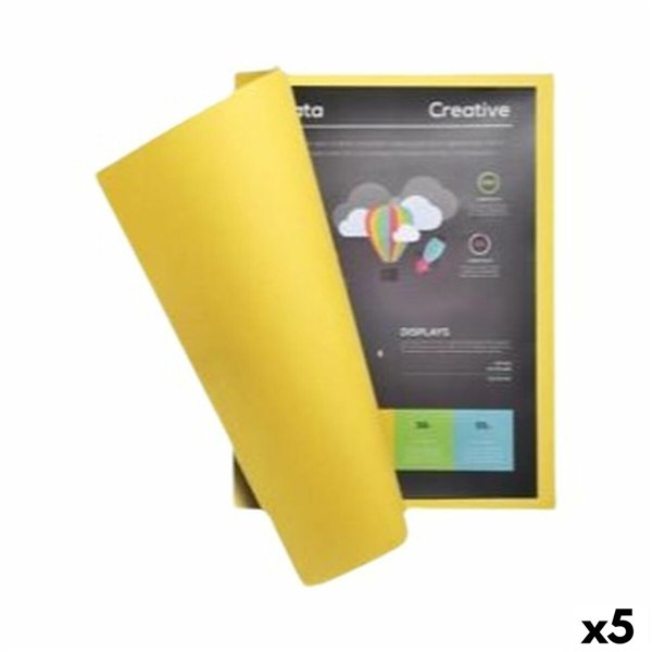 Set of Subfolders Exacompta ROCK Yellow A4 100 Pieces (5 Units)