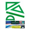 Geometry set Faber-Castell Green 4 Pieces (10 Units)