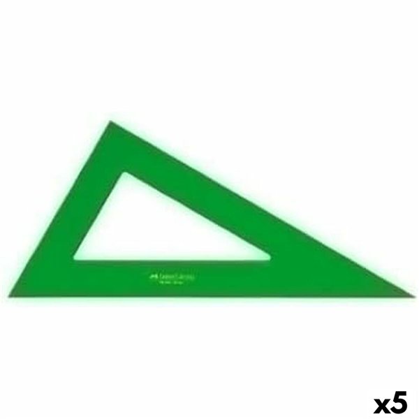 Triangle Faber-Castell Green 12 cm (5 Units)