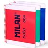 Set of exercise books Milan Multicolour A4 80 Sheets 3 Pieces (4 Units)