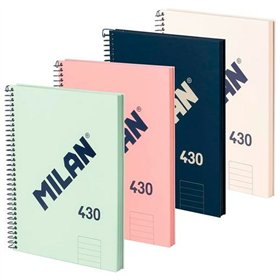 Set of exercise books Milan A4 80 Sheets 4 Pieces (2 Units)
