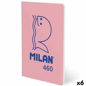 Notebook Milan Pink A5 24 Sheets (6 Units)