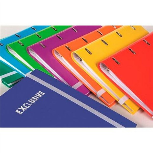 Ring binder Pacsa EXCLUSIVE Multicolour A4 (12 Units)