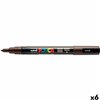 Marker POSCA PC-3M Dark brown (6 Units)