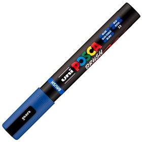 Marker BRUSH POSCA PC-5BR Blue (6 Units)