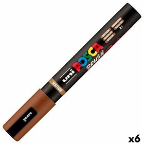 Marker BRUSH POSCA PC-5BR Brown (6 Units)