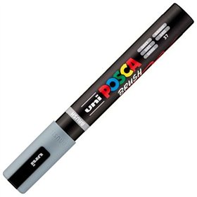 Marker BRUSH POSCA PC-5BR Grey (6 Units)