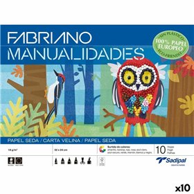 Silk paper Sadipal Multicolour 32 x 24 cm 10 Sheets (10 Units)