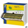 Pencil Set Staedtler NORIS 120-2 HB Hexagonal HB 100 Pieces (12 Units)