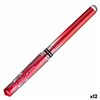 Gel pen Uni-Ball SIGNO BROAD Red 0,6 mm 1,0 mm (12 Units)