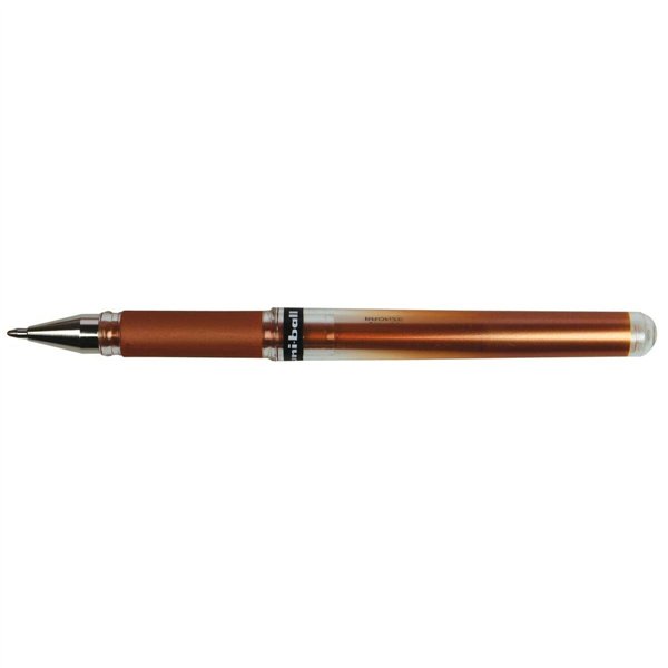 Gel pen Uni-Ball SIGNO BROAD Bronze 0,6 mm 1,0 mm (12 Units)