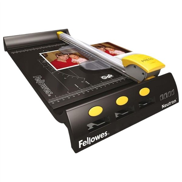 Rotary Trimmer Fellowes NEUTRON Black Silver A4 (4 Units)