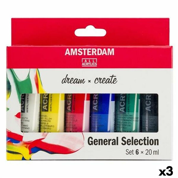 Acrylic Paint Set Talens Amsterdam Dream General Selection Multicolour 20 ml 6 Pieces (3 Units)