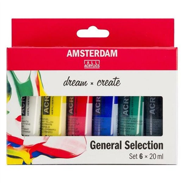 Acrylic Paint Set Talens Amsterdam Dream General Selection Multicolour 20 ml 6 Pieces (3 Units)