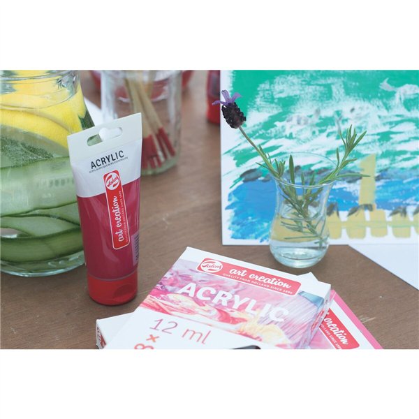 Acrylic Paint Set Talens Multicolour 12 ml 8 Pieces