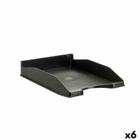 Filing Tray Archivo 2000 Black A4 Plastic (6 Units)
