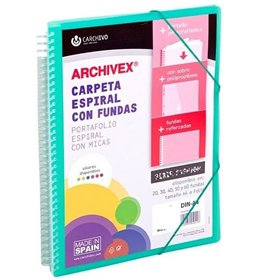 Organiser Folder Carchivo ARCHIVEX STAR Green A4
