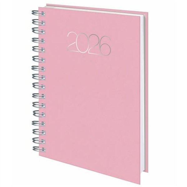 Appointment book Deusto PREMIUM Pink A5 2026