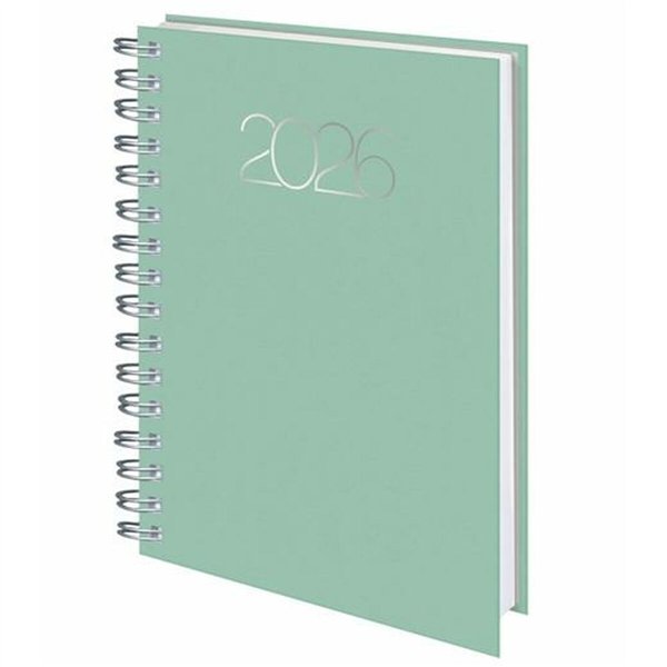 Appointment book Deusto PREMIUM Green A5 2026