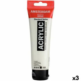Acrylic paint Talens Amsterdam White 120 ml (3 Units)