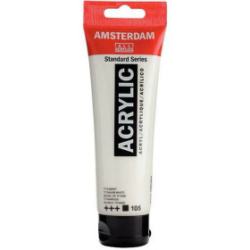 Acrylic paint Talens Amsterdam White 120 ml (3 Units)
