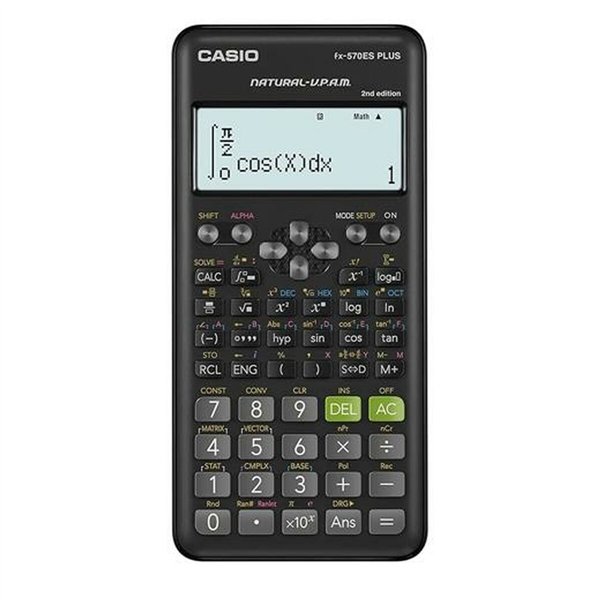 Scientific Calculator Casio FX-570ESPLUS-2 BOX Black