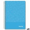 Notebook Imprex Blue A5 80 Sheets (4 Units)