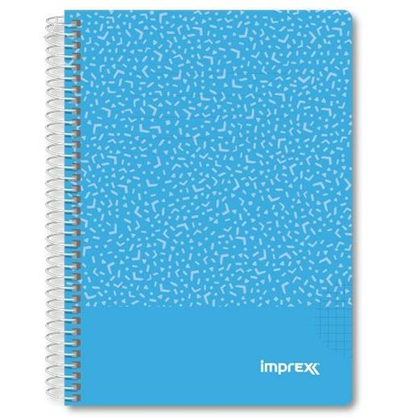 Notebook Imprex Blue A5 80 Sheets (4 Units)