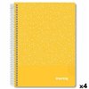 Notebook Imprex Yellow A5 80 Sheets (4 Units)