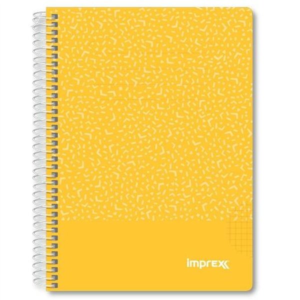 Notebook Imprex Yellow A5 80 Sheets (4 Units)