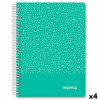 Notebook Imprex Green A5 80 Sheets (4 Units)