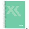 Notebook Imprex Green Din A4 80 Sheets (4 Units)