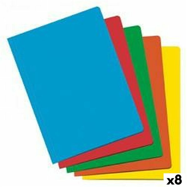 Set of Subfolders DOHE Multicolour A4 50 Pieces (8 Units)