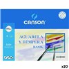 Watercolour paper Canson Basik 6 Sheets (20 Units)
