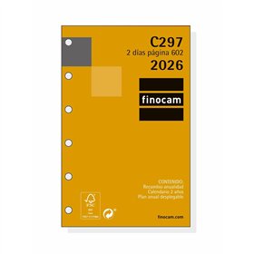 Diary Refill Finocam C297 2026 7,3 x 11,4 cm