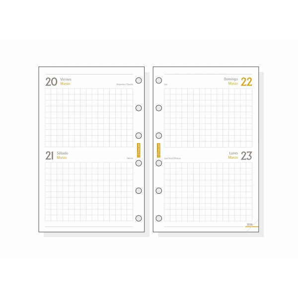 Diary Refill Finocam C297 2026 7,3 x 11,4 cm