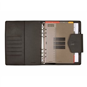 Diary Finocam Black 15,5 x 21,5 cm