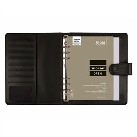 Diary Finocam Black 15,5 x 21,5 cm