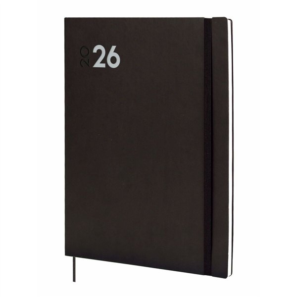 Diary Finocam Black 21 x 27 cm