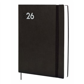 Diary Finocam Black 21 x 27 cm