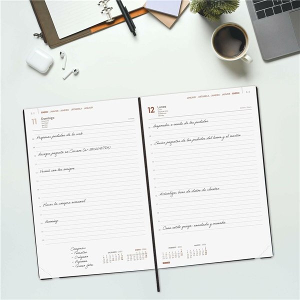 Diary Finocam Blue 16,5 x 24 cm